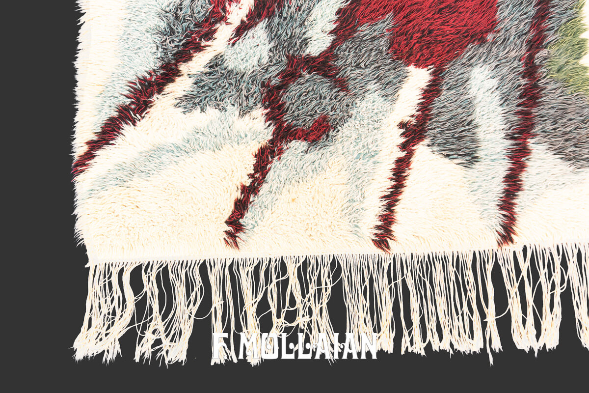 Rya Rug Abstract Design n°:544939